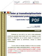 IPT Mecanica de Informare Inter Si Transdisciplinaritate