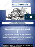 Geography Genres