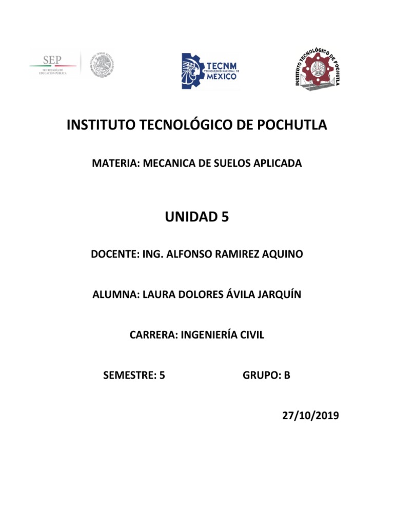 Instituto Tecnológico de Pochutla | PDF | Hormigón | Fundación (Ingeniería)