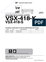 Pioneer vsx-418 SM PDF
