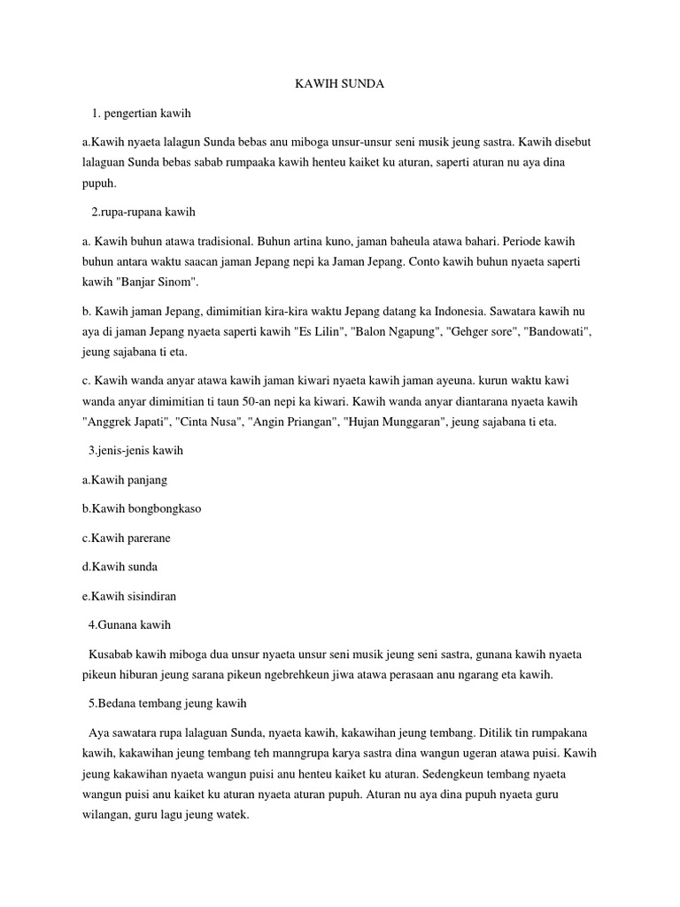 Kawih Sunda Pdf
