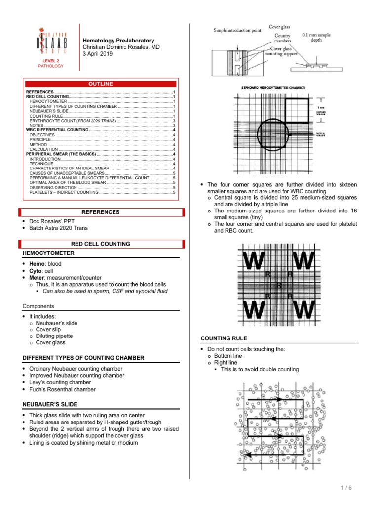 4.15 PATHO Hematology Prelaboratory | PDF | Red Blood Cell | White ...