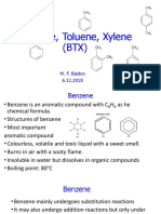 BTX Compounds: Benzene, Toluene, Xylene and Their Properties