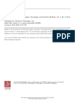 Journal of Philosophy, Inc. The Journal of Philosophy, Psychology and Scientific Methods