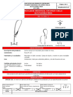 UI FT 069, IICI0311 Mezclador Industrial Con Spray Cuello Alto Flexible Mesa