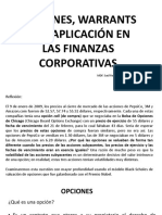 Opciones y Su Aplicación en Las Finanzas Corporativas