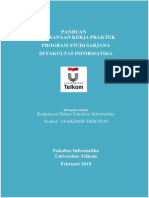 Buku Panduan Pelaksanaan Kp Fakultas Informatika 2018