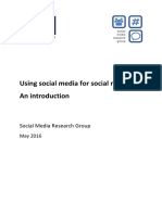 GSR Social Media Research Guidance - Using Social Media For Social Research