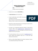 Modified Thesis Submission Form & Guidelines - 2015