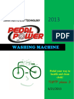 Pedal Powered Washing Machine