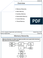 Memory Hierarchy Main Memory Auxiliary Memory Associative Memory Cache Memory Virtual Memory
