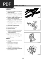 G Group 4 Main Control Valve (Type 1) : 1. Removal and Install