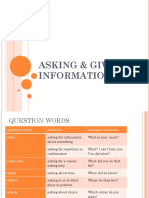 Asking & Giving Information-1