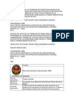 ESTADO DEL ARTE DE LOS TRABAJOS DE GRADO REALIZADOS EN EL PROGRAMA DE LICENCIATURA EN EDUCACIÓN BÁSICA CON ÉNFASIS EN HUMANIDADES E IDIOMAS DE LA FACULTAD DE CIENCIAS DE LA EDUCACIÓN DE LA UNIVERSIDAD LIBRE 