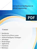 AI Application in Electrical Engineering Power Systems