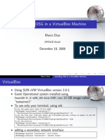 Installing Osg in A Virtualbox Machine: Marco Dias