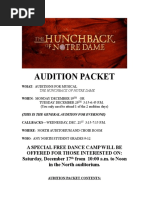 Audition Packet