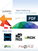 Table Partitioning:: Secret Weapon For Big Data Problems