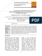 2.safe Strategy To Control Mosquito The Potential of Bacillus Thuringiensis