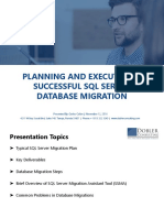 Planning and Executing A Successful SQL Server Database Migration