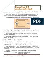 1 - CIRCUITOS DC - Condutância e Resistividade PDF