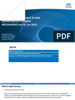 Open Access & Change in DSM (Deviation Settlement MECHANISM) Wef 01 Jan 2019