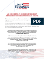 Senators endorse Jeff Sessions
