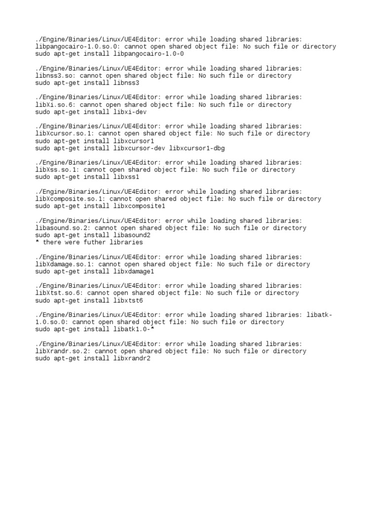 Unreal Errors | Pdf