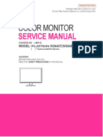 Color Monitor Con Escaler Tsumu58el-Lf-1 Service Manual