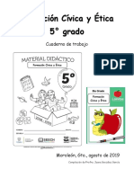 Formación Cívica y Ética Quinto Grado