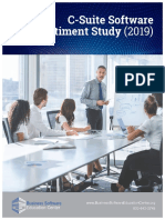2019 C-Suite Software Sentiment Study (Preview)