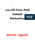 Memilih Kaos Anak Dakwah Berkualitas