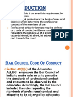 Bar Council Code of Conduct for Lawyers