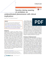 Diaphragm Dysfunction During Weaning