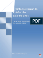 Projeto Curricular Sala A-2020