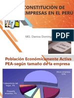 Constituciòn de Empresas en El Perù