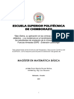 Escuela Superior Politécnica de Chimborazo: Magíster en Matemática Básica