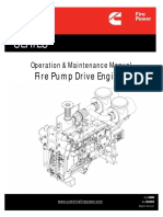Operation & Maintenance Manual Fire Pump Drive Engines
