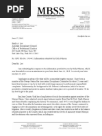 OPC Response To Kelly Laws Information
