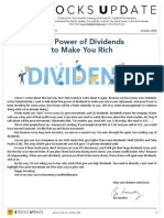 The Power of Dividends To Make You Rich: October 2019 Volume 11, No. 20