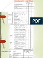 Determinacion de Impactos Ambientales