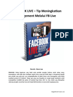 Facebook Live - Tip Meningkatkan Engagement Melalui FB Live