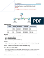 5.1.3.6 Packet Tracer - Configuring Router-On-A-Stick Inter-VLAN Routing Instructions IG