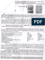 Manual Programador Sovica PG 4019 Plus