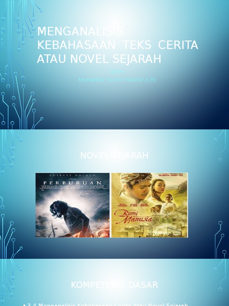 Menganalisis Kebahasaan Teks Cerita Atau Novel Sejarah