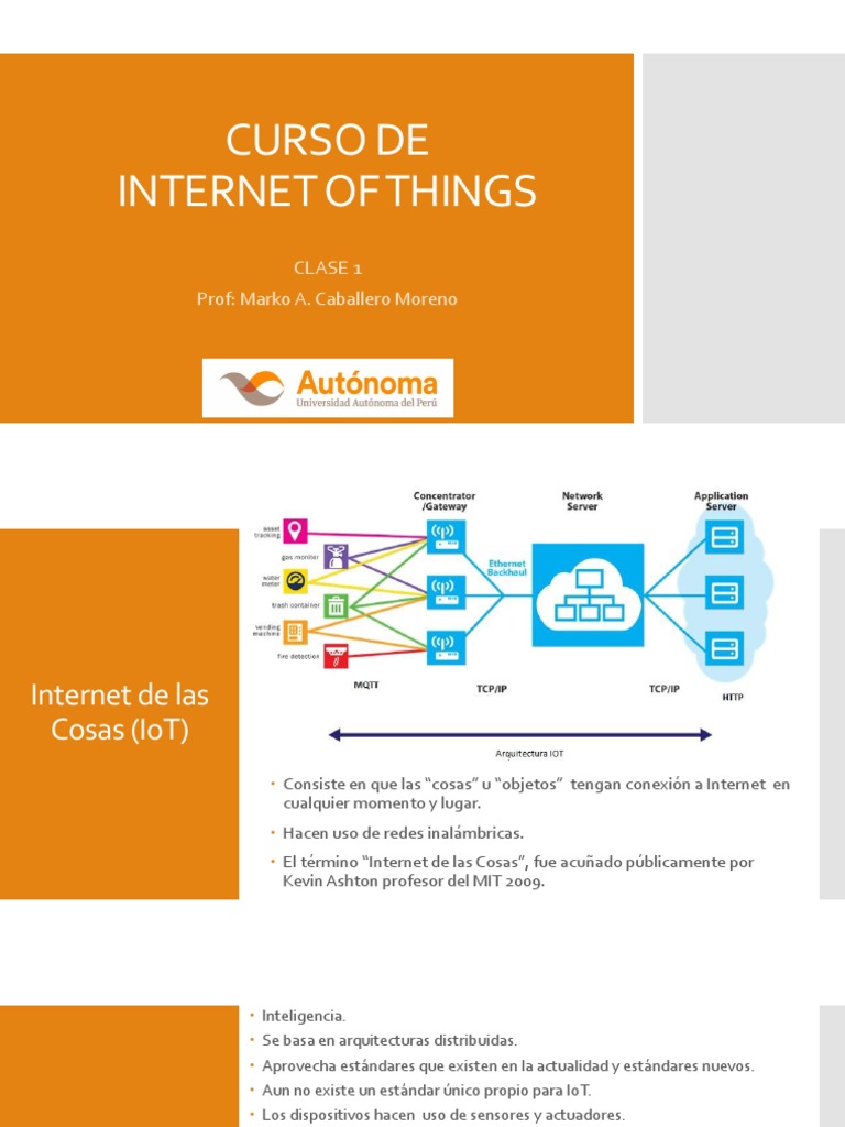 Clase 1 Iot Pdf Ieee 802 11 Internet De Las Cosas