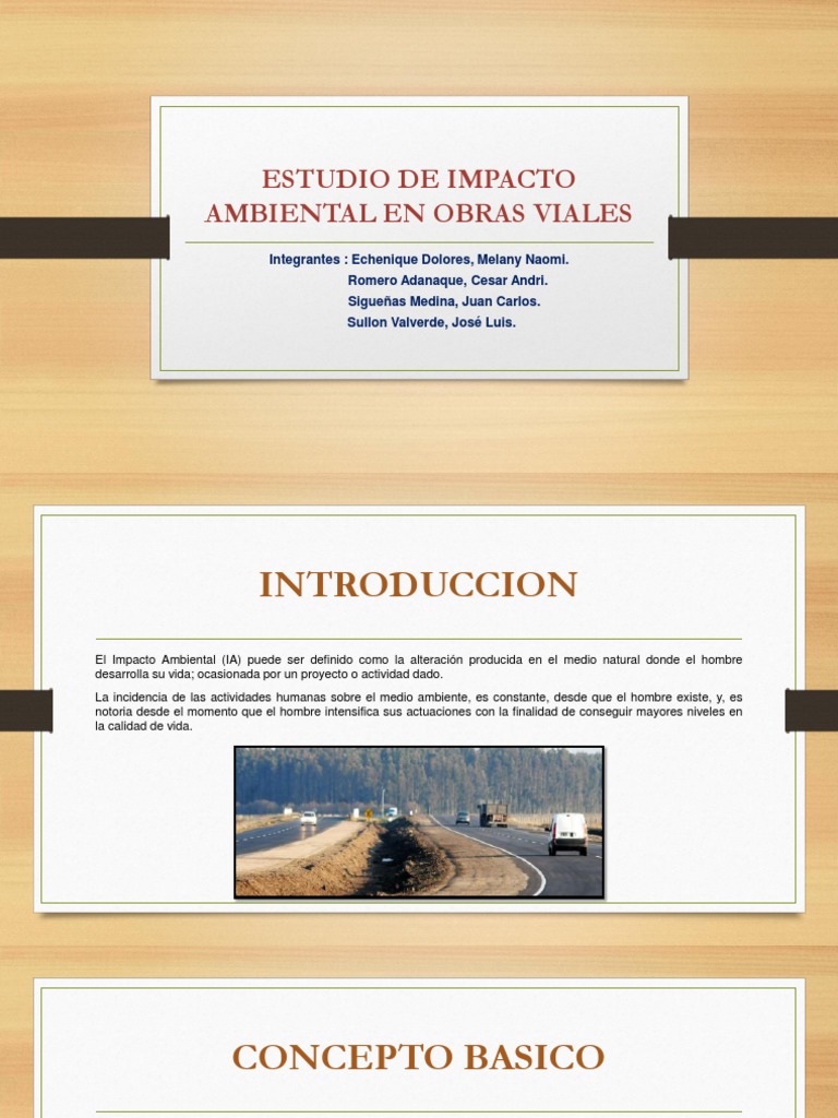 Impacto Ambiental en Obras Viales | PDF | Evaluación de impacto ...