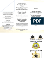 Invitación de Graduacion