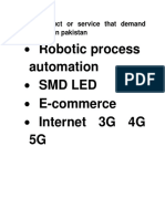 Robotic Process SMD Led E-Commerce Internet 3G 4G: Automation