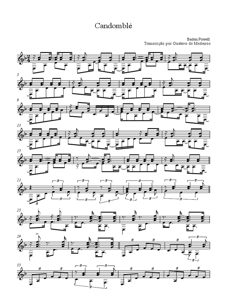 Candomblé and Baden Powell's Guitar | PDF | Sports